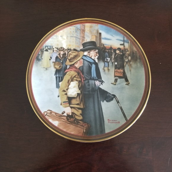 Norman Rockwell plate - Picture 1 of 4